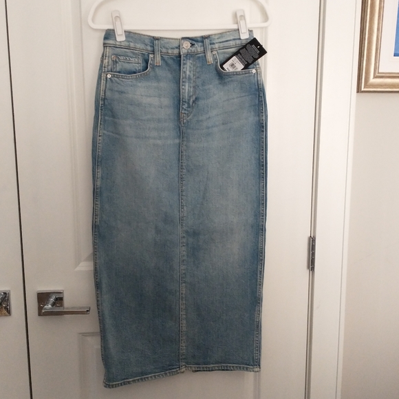 Hudson Jeans Dresses & Skirts - Hudson Paloma Denim Midi Skirt, Foxy, Sizes 28 & 31